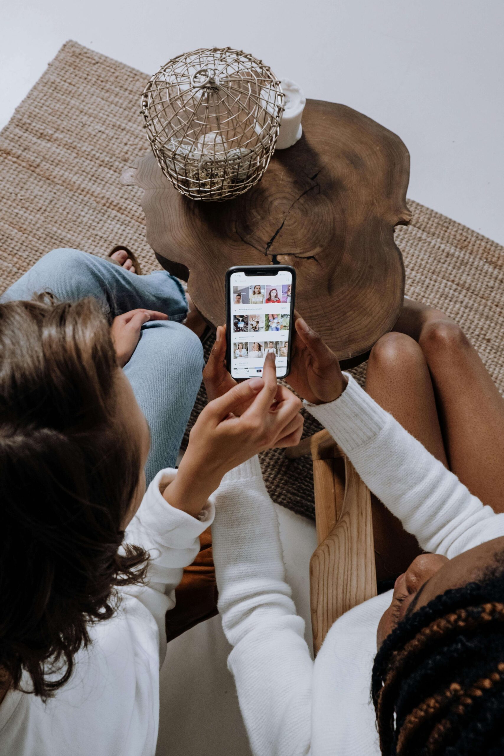 Person creating short-form video content