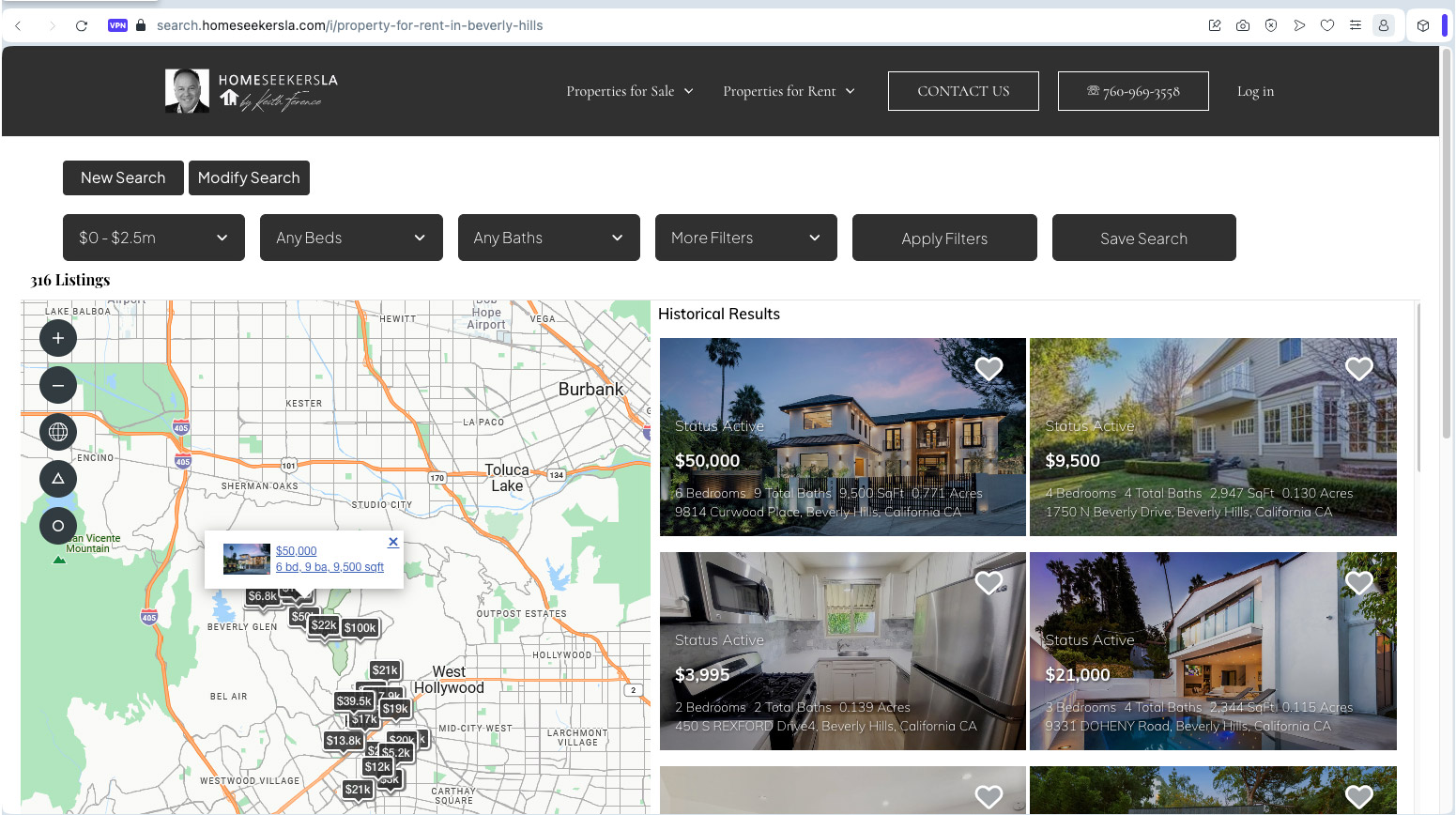 HOME SEEKERS LA
