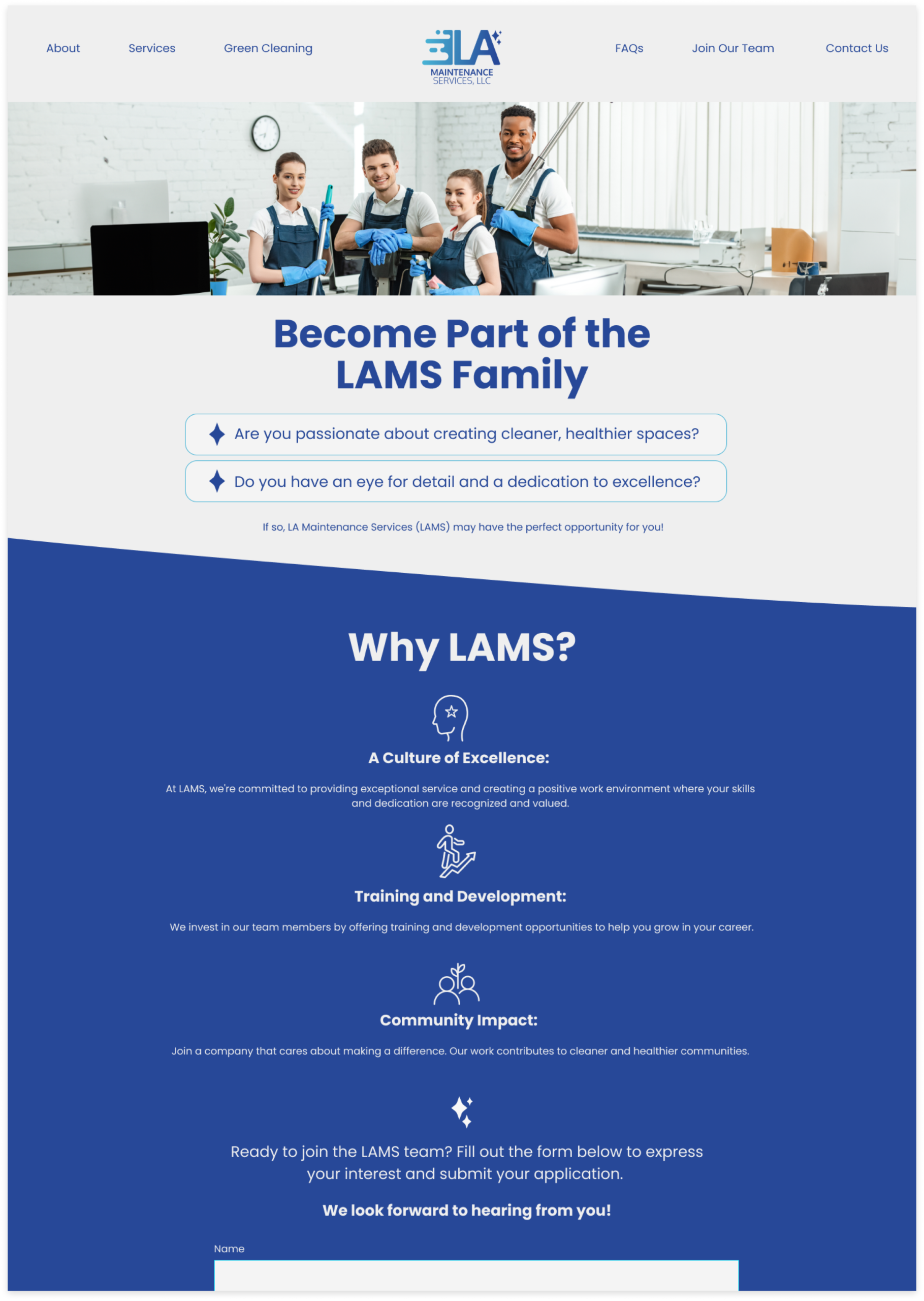 Carreers - Desk - LAMS