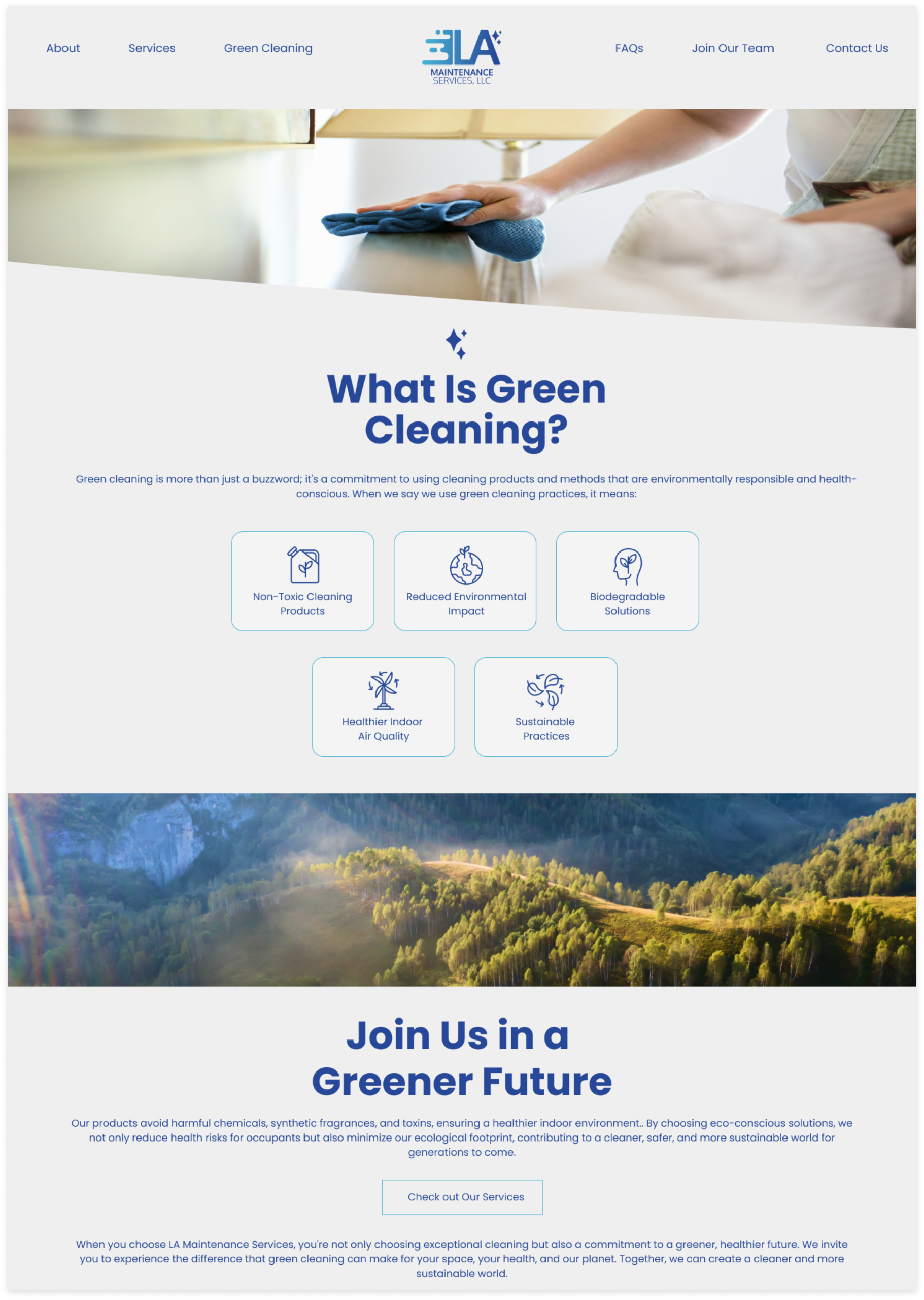 Green Cleaning - Desk - LAMS