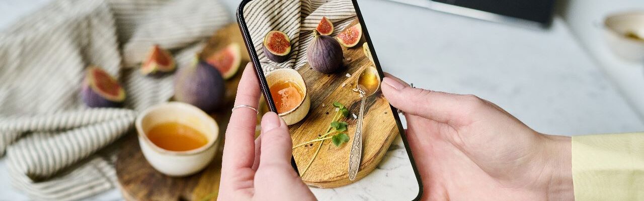Phone taking picture user generated content 