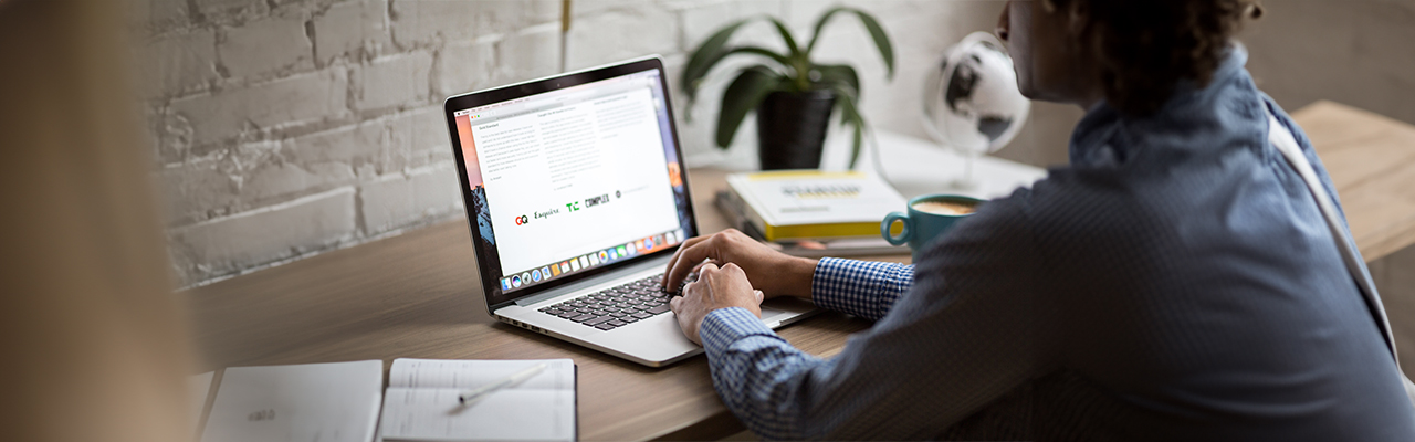 man-looking-at-email-in-laptop